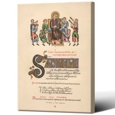 Canvas Print Oil Paintings Reproduction medieval music scene