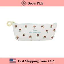 Sun-Star Stationery Animal Crossing Pen Case Slim (US Free Shipping)