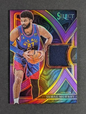 Jamal Murray 2022-23 Select Game Worn Patch /99 Purple Prizm Selective Swatches