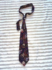 Vintage Looney Tunes Mania Neck Tie 1994 Silk Paisley Bugs Bunny Taz Coyote Sam