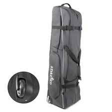  Ace Wheeled Golf Travel Bag - Heavy Duty Padded Golf Travel Case - Soft-Sided 