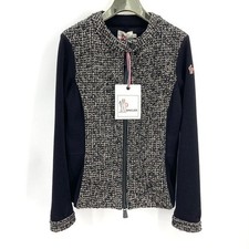 Moncler Grenoble Mohair Tweed Zip Jacket 140315002