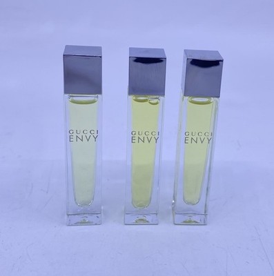 3x GUCCI ENVY FEMME WOMAN EXTRAIT Miniaturen Raritäten Vintage Selten NEU