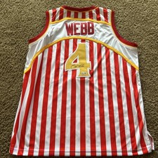 ATLANTA HAWKS- SPUD WEBB SIGNED AUTOGRAPH JERSEY BAS COA NBA DUNK CHAMP ATLANTA HAWKS- SPUD WEBB SIGNED AUTOGRAPH JERSEY BAS COA NBA DUNK CHAMP