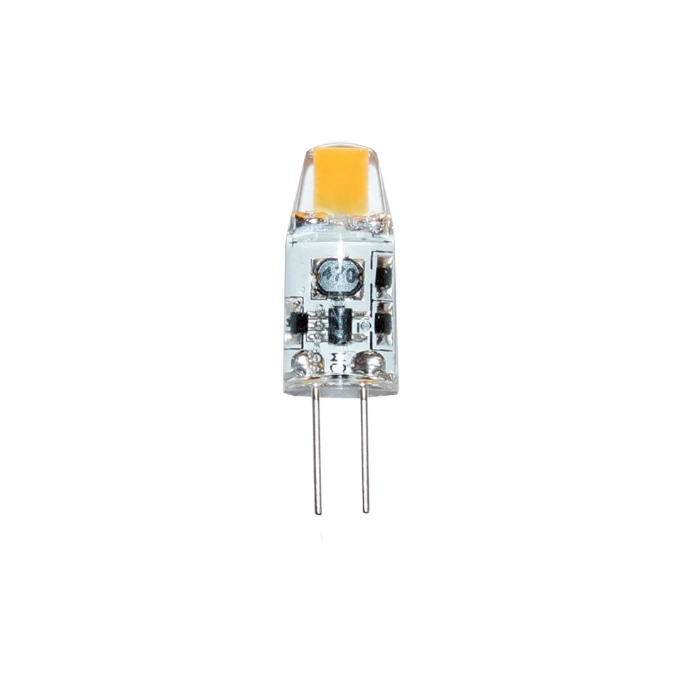 10 x LED Mini Leuchtmittel 1W G4 COB 12V 100lm Lampe Kapsel Warmweiß 2700K 360° - Bild 2 von 3