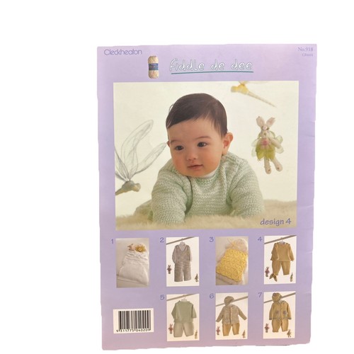 Cleckheaton Fiddle De Dee 7 Hand Knits for babies No 918 - Picture 2 of 10
