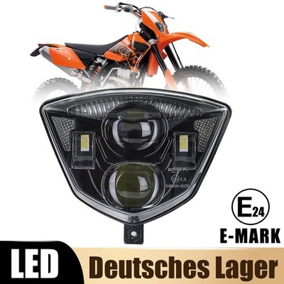E-Zulassung LED Scheinwerfer Für KTM EXC 125 200 250 300 525 EXC-F 250 XC Racing