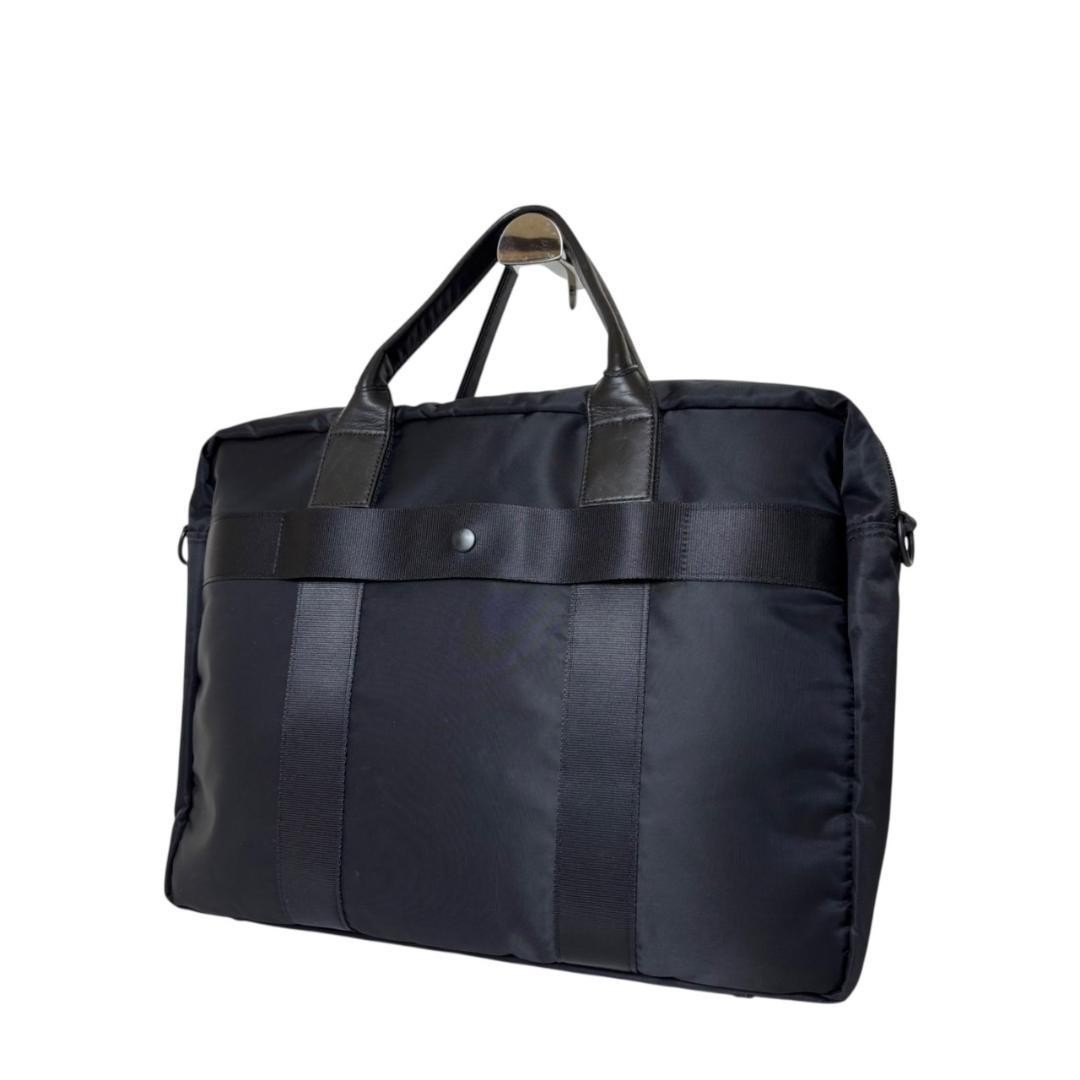 バッグ PORTER TIME 2WAY OVERNIGHT BRIEFCASE(L) Porter Time 2Way Briefcase L Black Used, Minimal Wear