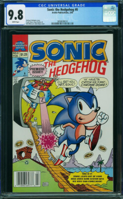 Sonic the Hedgehog #0 CGC 9.8 - Newsstand - CENTERED 1993 Tails
