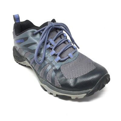 Women's Merrell Siren Edge Q2 Hiking Shoes Sneakers Size 6 Black Gray Trail