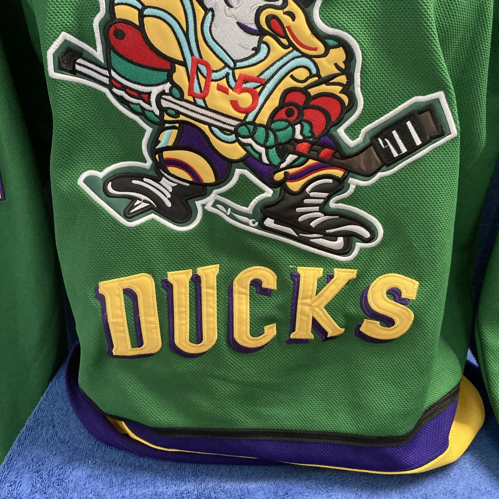 The Mighty Ducks Movie Jersey #96 Conway all Size