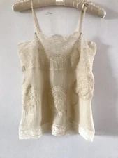 Rare Find! RRP 2.290£! Patchwork Lace Silk Stella McCartney Top Vintage