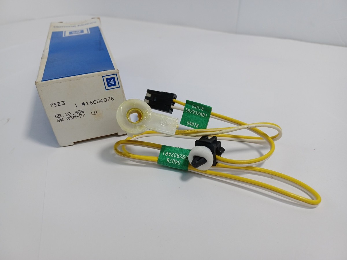 haluc❤ NEW OEM GM Front Door Lock Cylinder Switch 16604078 Pontiac 6000
