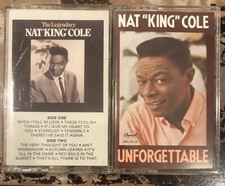 The Legendary NAT KING COLE cassette Nat King Cole UNFORGETTABLE Cassettes