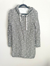 Fabletics Dress Womens Size Medium Marled Open Knit Hooded Sporty Yukon Sweater