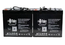 Raion 12V 55Ah Battery For Golden Technologies Avenger GA 541 - 2 PK