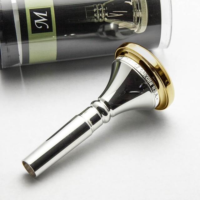 Marcinkiewicz 24k Gold Rim & Cup Trombone Mouthpiece 9b Small Shank for