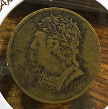 1820 Lower Canada Harp Halfpenny Token Nice Original VF Overdate CHRC