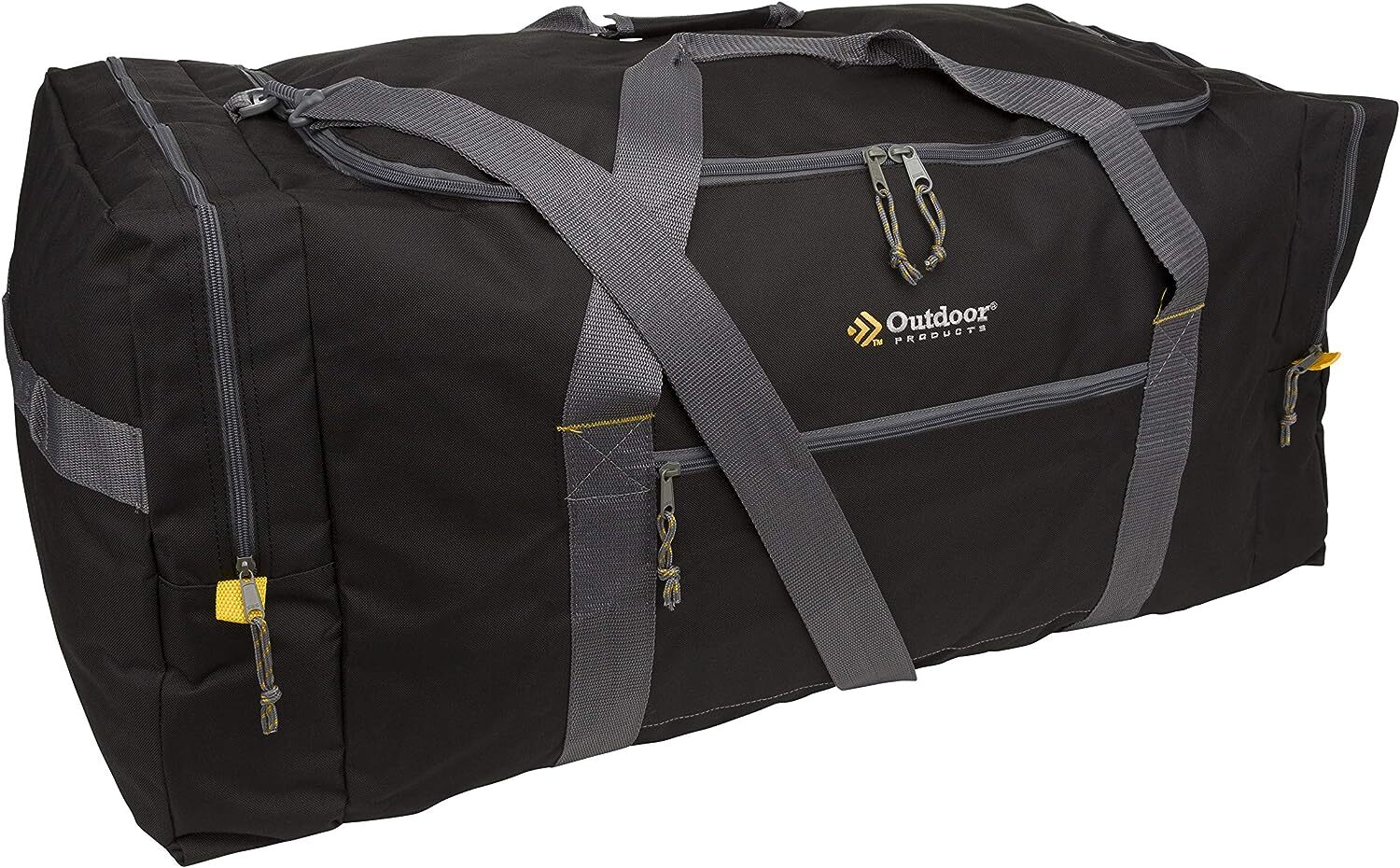 Mountain Duffle Bag 16X18x36 Inch Black Heavy Duty Gym Trave