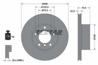 Bremsscheibe BMW P. 5 (E39) 2.0-3.5 11.95-05.04