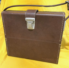 POLAROID SX 70 INSTANT FILM CAMERA LEATHER CARRYING CASE w/STRAP ORIGINAL