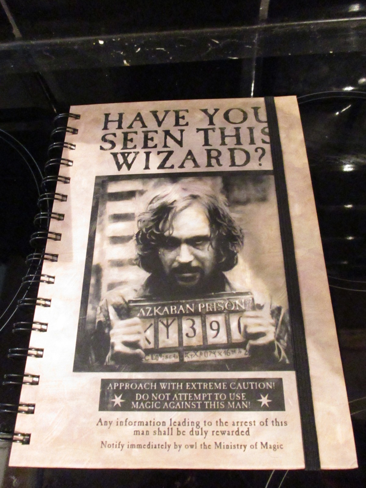 SIRIUS BLACK HARRY POTTER A5 NOTEBOOK WANTED POSTER BRAND NEW