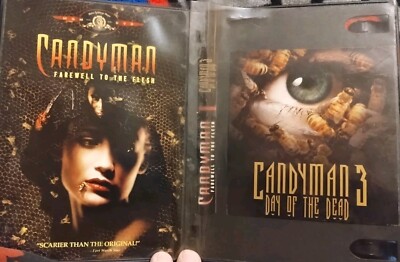 2 DVD Lot: CANDYMAN  (1992~Farewell Flesh & Day of the Dead~2021) Custom