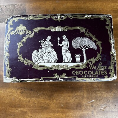 Vintage Chocolates Box Deran s De Luxe Confectionery The Cambridge Room Mass