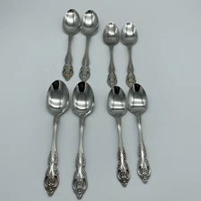 Oneida Renoir-Pembrooke Set of 8 Spoons Stainless SSS Silver