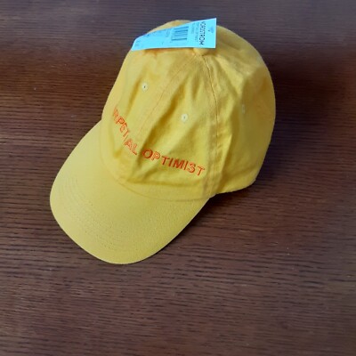 NORDSTROM RACK Strapback Golden Yellow Baseball Hat Perpetial Optimist New