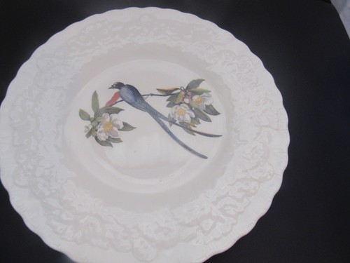 Alfred Meaken EnglandBirds of America 10 in plate fork tailed flycatcher - Picture 6 of 10