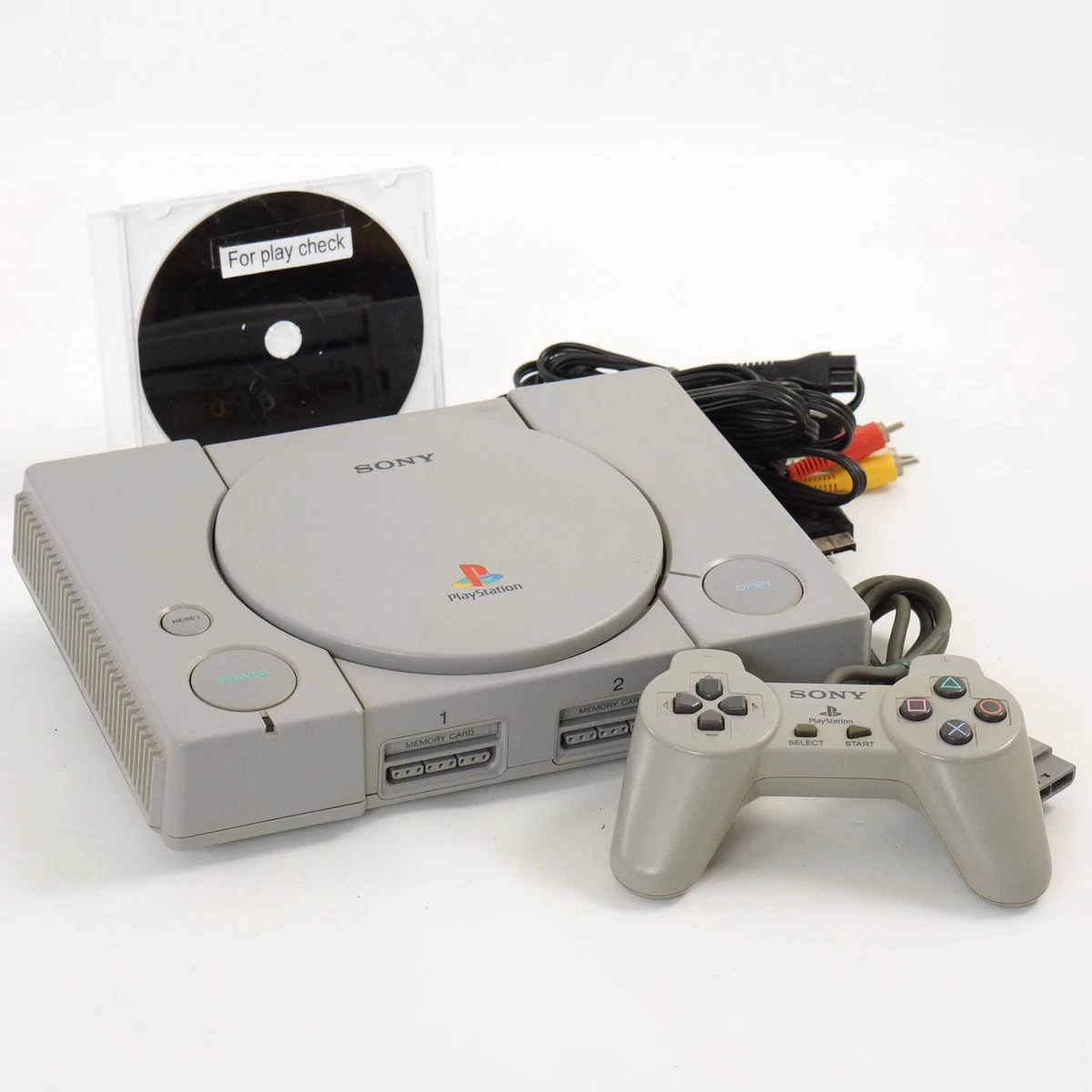 Sony PlayStation 1 NTSC-J (Japan) Composite RCA Video Game