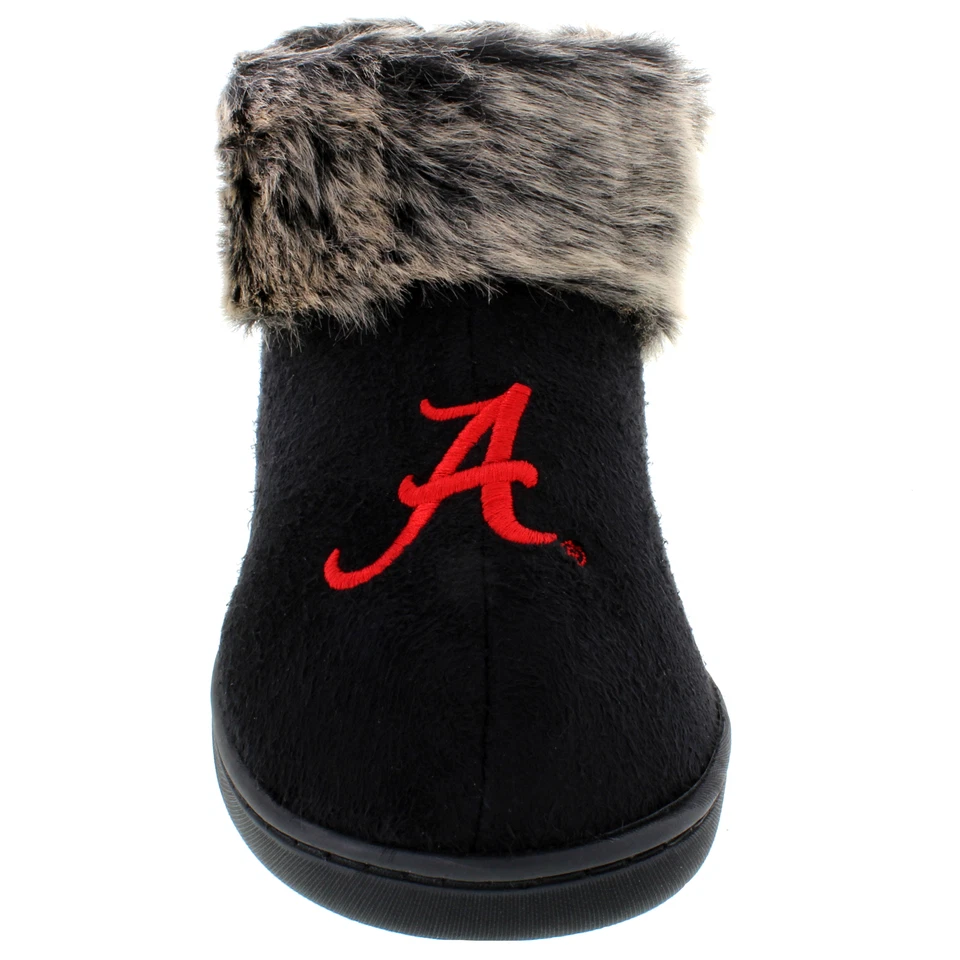 Comfy Feet Womens NCAA Faux Sheepskin Furry Top Indoor Outdoor Slippers - Image 4 of 4