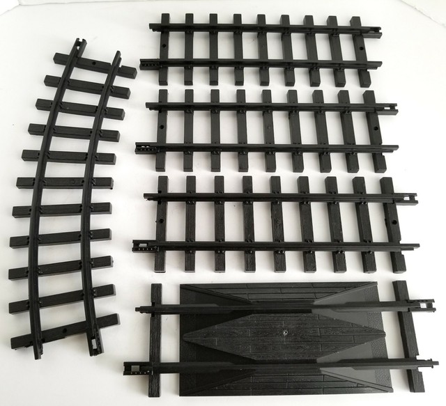 Lot of 5 New Bright LTD. G Gauge Train Track 1 Curve, 3 Straight, 1