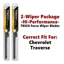Hi-Performance 2-pk Wipers fits 2009+ Chevrolet Traverse - 25240/210