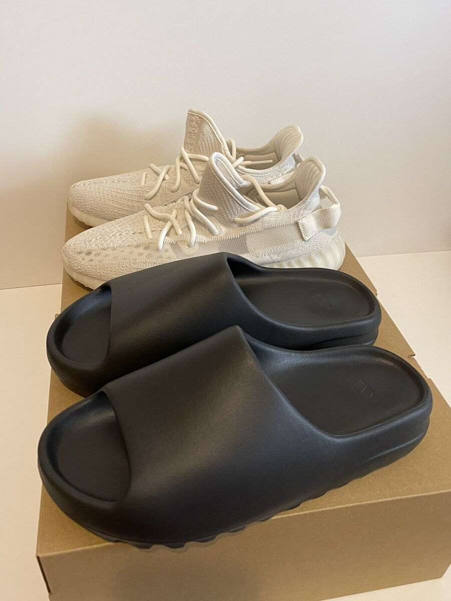 Adidas Yeezy Slide Onyx HQ6448 Size: 11 M & Boost 350 V2 Adidas Yeezy Slide Onyx HQ6448 Size: 11 M & Boost 350 V2