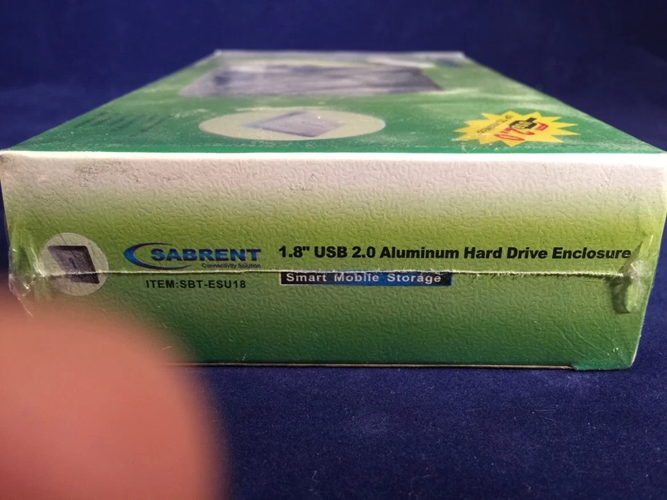 Sabrent sbt-esu18 1.8" USB Aluminum Hard Drive Enclosure IDE PATA - Image 4 of 4