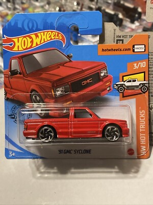 Hot Wheels 91 GMC Syclone Red #119 Mainline 2025 Case P/Q (In-Stock) New