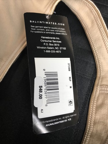 Sujetador para mujer Bali Cool Comfort Revolution sin cables mediano desnudo #DF3488 NUEVO - Imagen 8 de 8