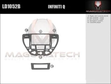 Fits Infiniti Q45 2002-2004 Basic Premium Wood Dash Trim Kit