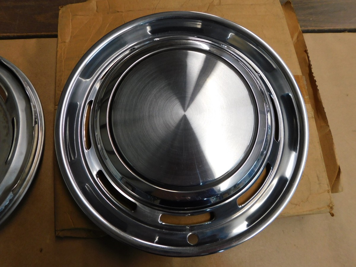 NOS OEM Ford 1971 1977 Pinto Wheel Covers Hub Caps Set 1972 1973