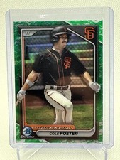 2024 Bowman Chrome #BCP-83 Cole Foster Prospects Green