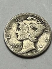 1917 P Mercury Dime  90% Silver  Good  , Average circulated Condition Lot U685