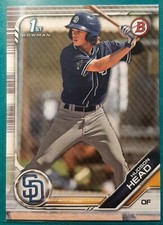 2019 BOWMAN DRAFT HUDSON HEAD #69 SAN DIEGO PADRES
