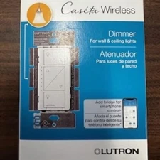 Lutron Caseta Wireless Smart Dimmer Switch for Lighting - Model #PD-6WCL-WHITE