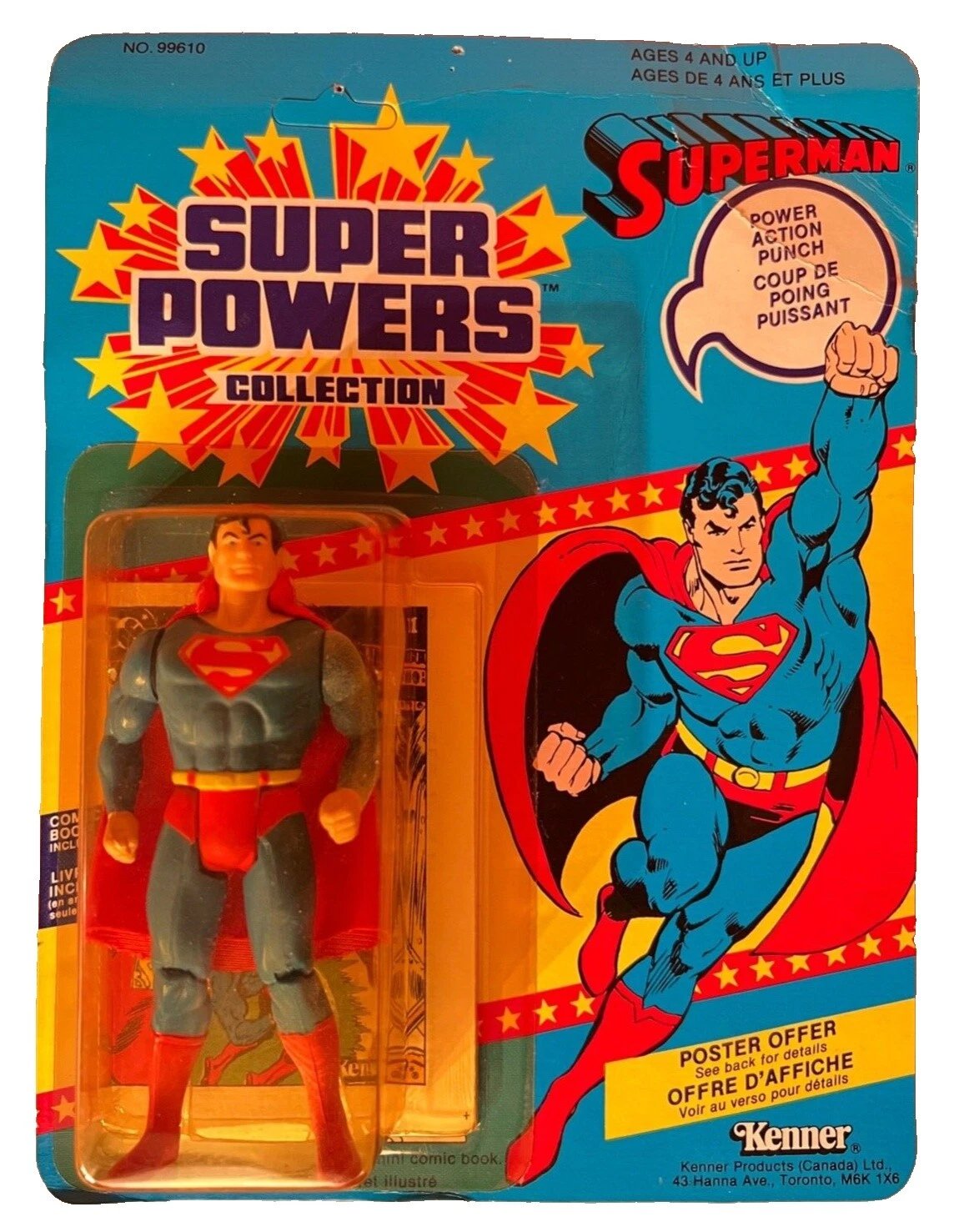 Figuras de acción Kenner Martian Manhunter y accesorios