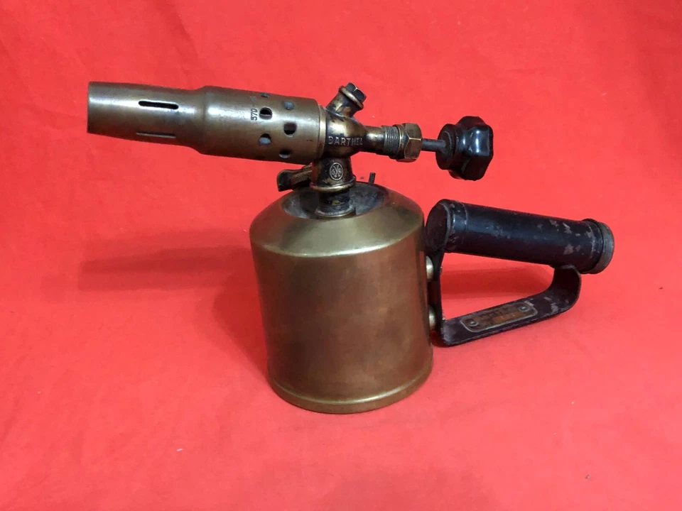 ANTIQUE G. BARTHEL BLOW TORCH BURNER HEATER LAMP GERMAN No. 304-5 FULLMENGE 0,3 - Image 3 of 4
