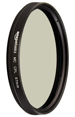 Brand New AmazonBasics Circular Polarizer Lens Filter - 67mm MC CPL