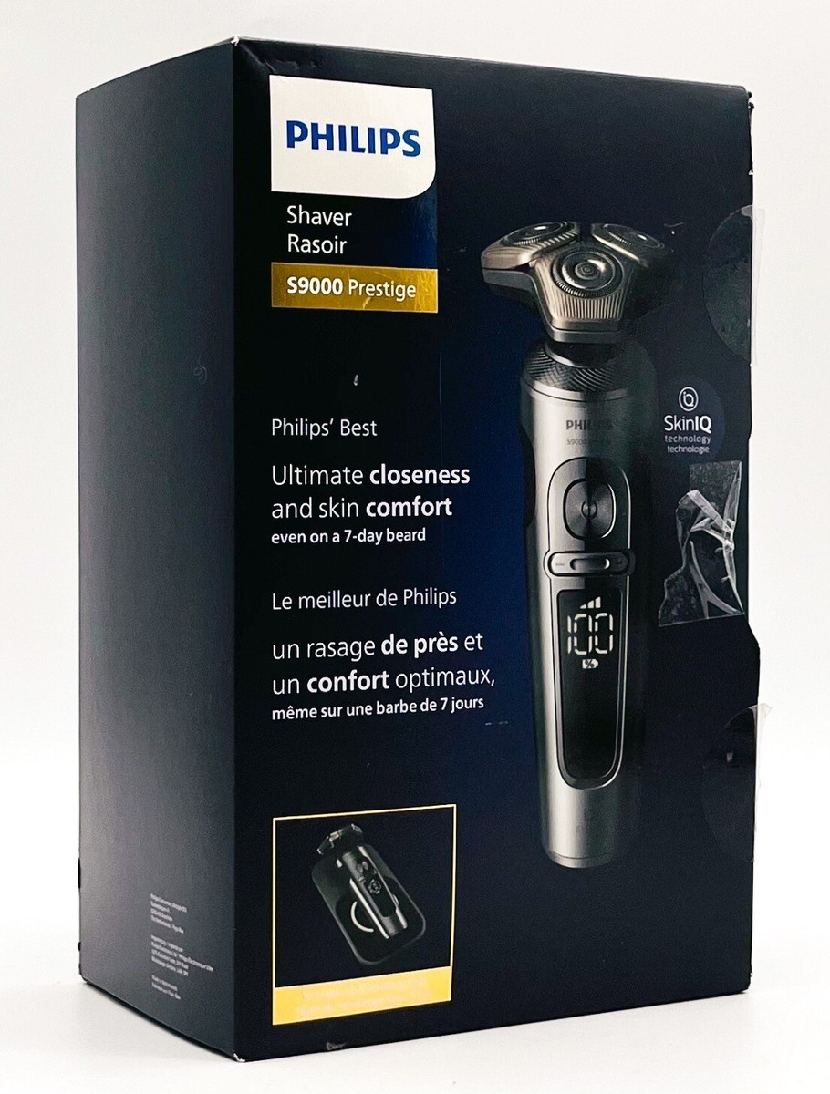 Philips Norelco S9000 Prestige Cordless Shaver W/ Qi Charging Pad 