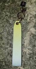 Victoria Secret wristlet strap/keychain brand new ombre embossed logo